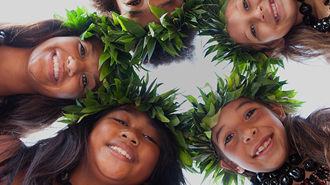 fillettes tahitiennes