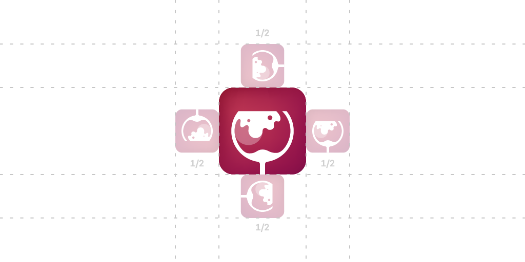 Wine&Me logo protection zone